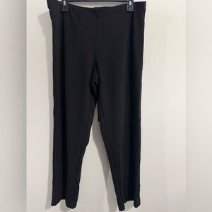 Eileen Fisher Womens Size L Black Pant